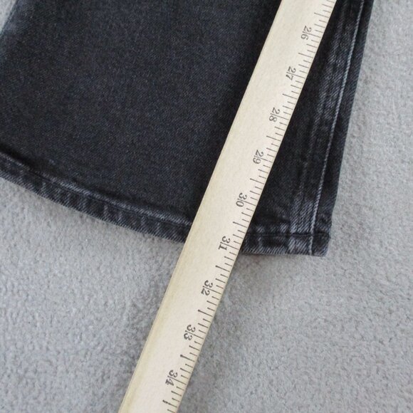 Agolde Jeans Womens 27 Black Denim Nico High Rise Slim Boot Hotline NWT $218 - Picture 8 of 15